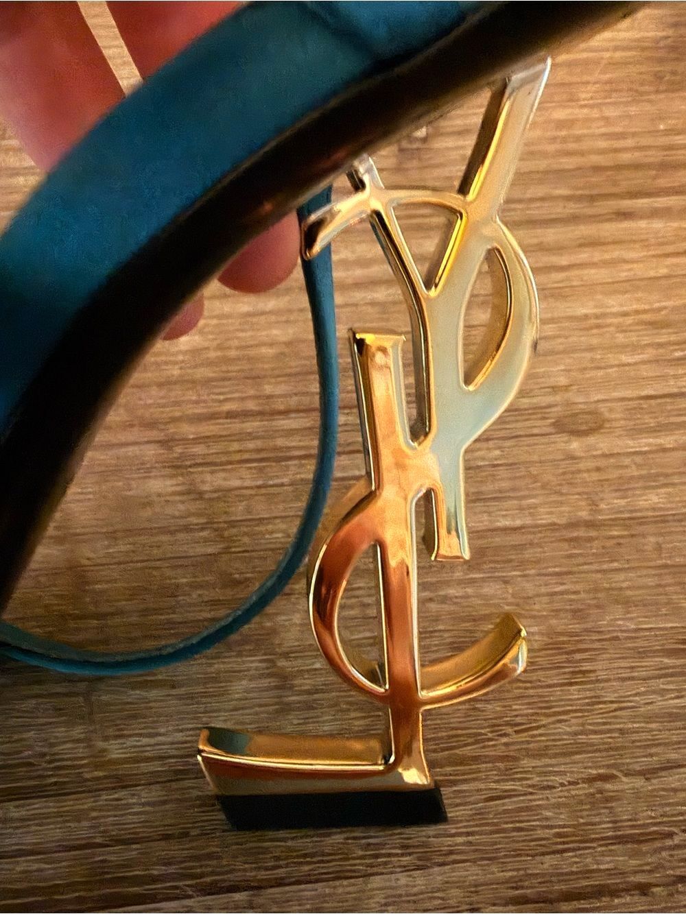 YSL SAINT LAURENT Gorgeous Logo Opyum Heeled Sandals NEW Return 38.5 $1,395!! - Picture 10 of 15
